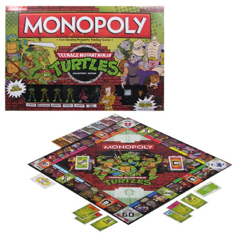 Monopoly Collectors Edition: Teenage Mutant Ninja Turtles Board Game